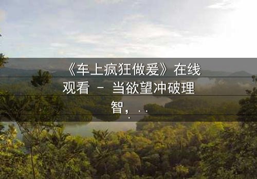 《车上疯狂做爰》在线观看 - 当欲望冲破理智,车内禁忌引爆人生风暴