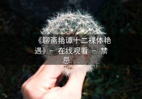 《聊斋艳谭十二裸体艳遇》- 在线观看 - 禁忌之恋的终极诱惑