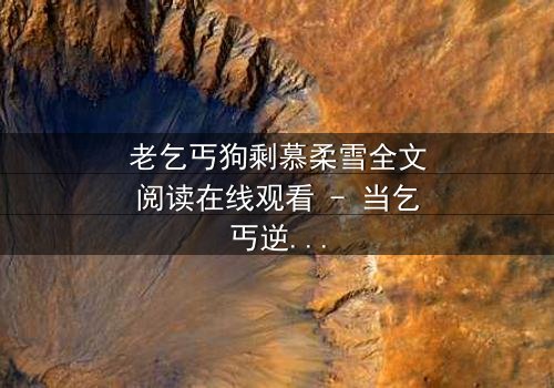 老乞丐狗剩慕柔雪全文阅读在线观看 - 当乞丐逆袭,豪门千金竟为他倾心!