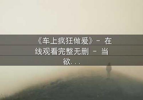 《车上疯狂做爰》- 在线观看完整无删 - 当欲望冲破理智的牢笼