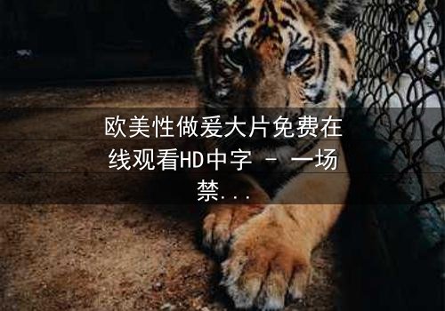 欧美性做爰大片免费在线观看HD中字 - 一场禁忌之恋的终极考验