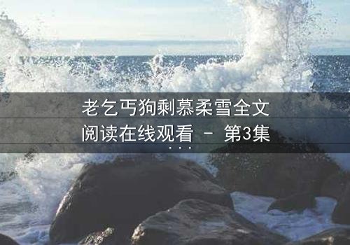 老乞丐狗剩慕柔雪全文阅读在线观看 - 第3集 - 一场跨越阶层的禁忌之恋,谁能承受真相的代价?