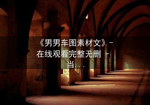 《男男车图素材文》- 在线观看完整无删 - 当欲望与背叛在引擎轰鸣中爆发