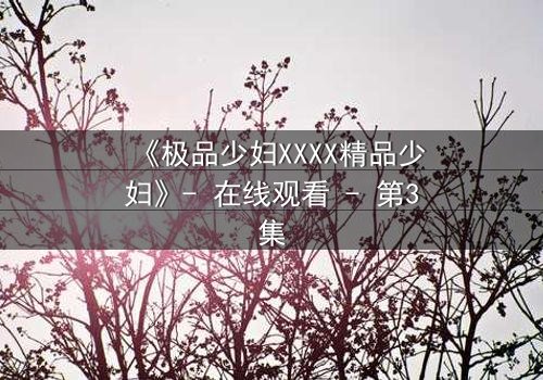 《极品少妇XXXX精品少妇》- 在线观看 - 第3集