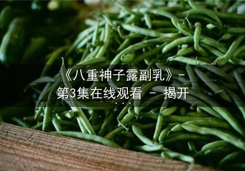 《八重神子露副乳》- 第3集在线观看 - 揭开禁忌之恋的隐秘真相