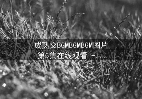 成熟交BGMBGMBGM图片第5集在线观看 - 当秘密揭开,命运如何抉择?