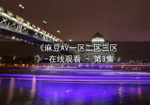 《麻豆AV一区二区三区》-在线观看 - 第3集