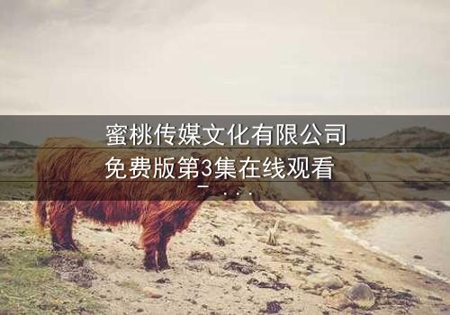 蜜桃传媒文化有限公司免费版第3集在线观看 - 当爱情与阴谋交织,谁能全身而退?