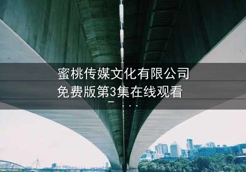 蜜桃传媒文化有限公司免费版第3集在线观看 - 当爱情与背叛交织,谁能全身而退?