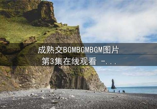 成熟交BGMBGMBGM图片第3集在线观看 - 揭开人性深处的秘密交易