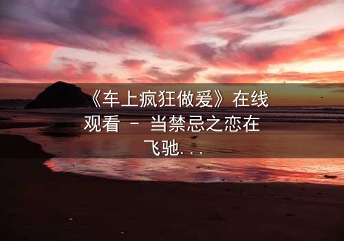 《车上疯狂做爰》在线观看 - 当禁忌之恋在飞驰的车轮上引爆